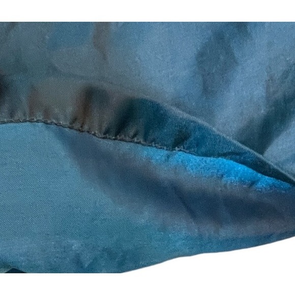 Vtg April Cornell‎ Small Blouse Button Front Long Sleeve Iridescent Ruffle Trim - Picture 6 of 8